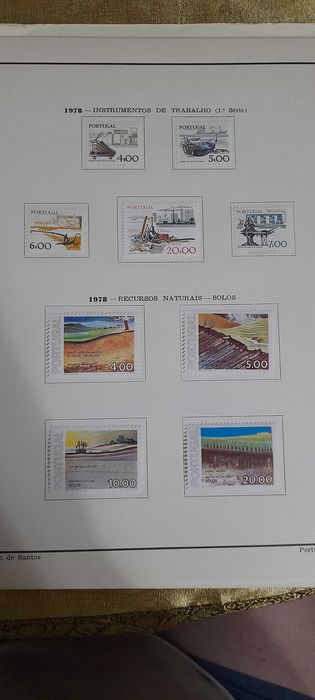 Vendo album de selos novos com charneira de 1931 a 1978.