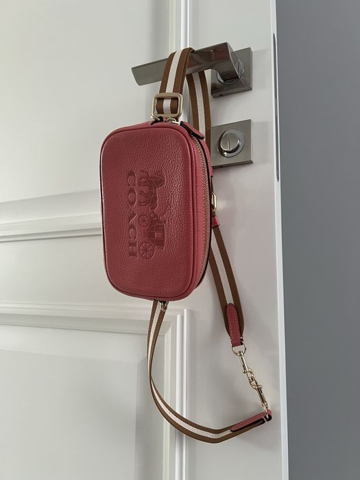 Поясна сумка трансформер Coach бананка оригінал