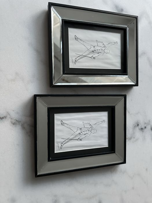 Rama Ramka z lustra lustrzana 24x19 2 sztuki