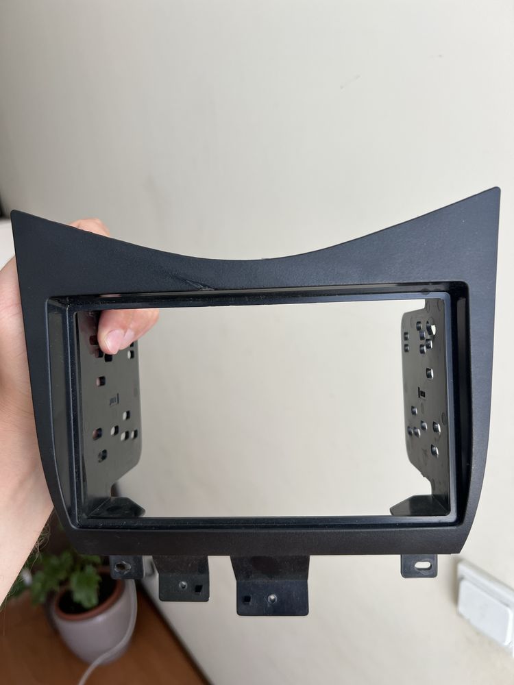 Moldura adaptador preto para rádio
2-din para honda accord