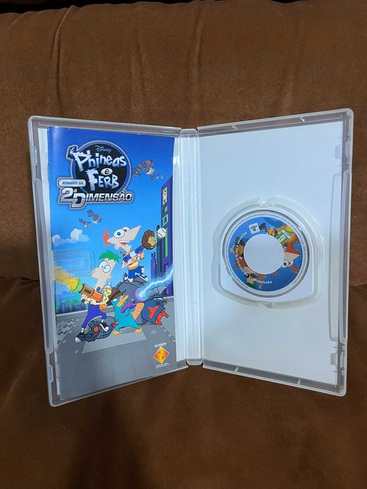 Jogo PSP Phineas e Ferb Através da 2a Dimensão