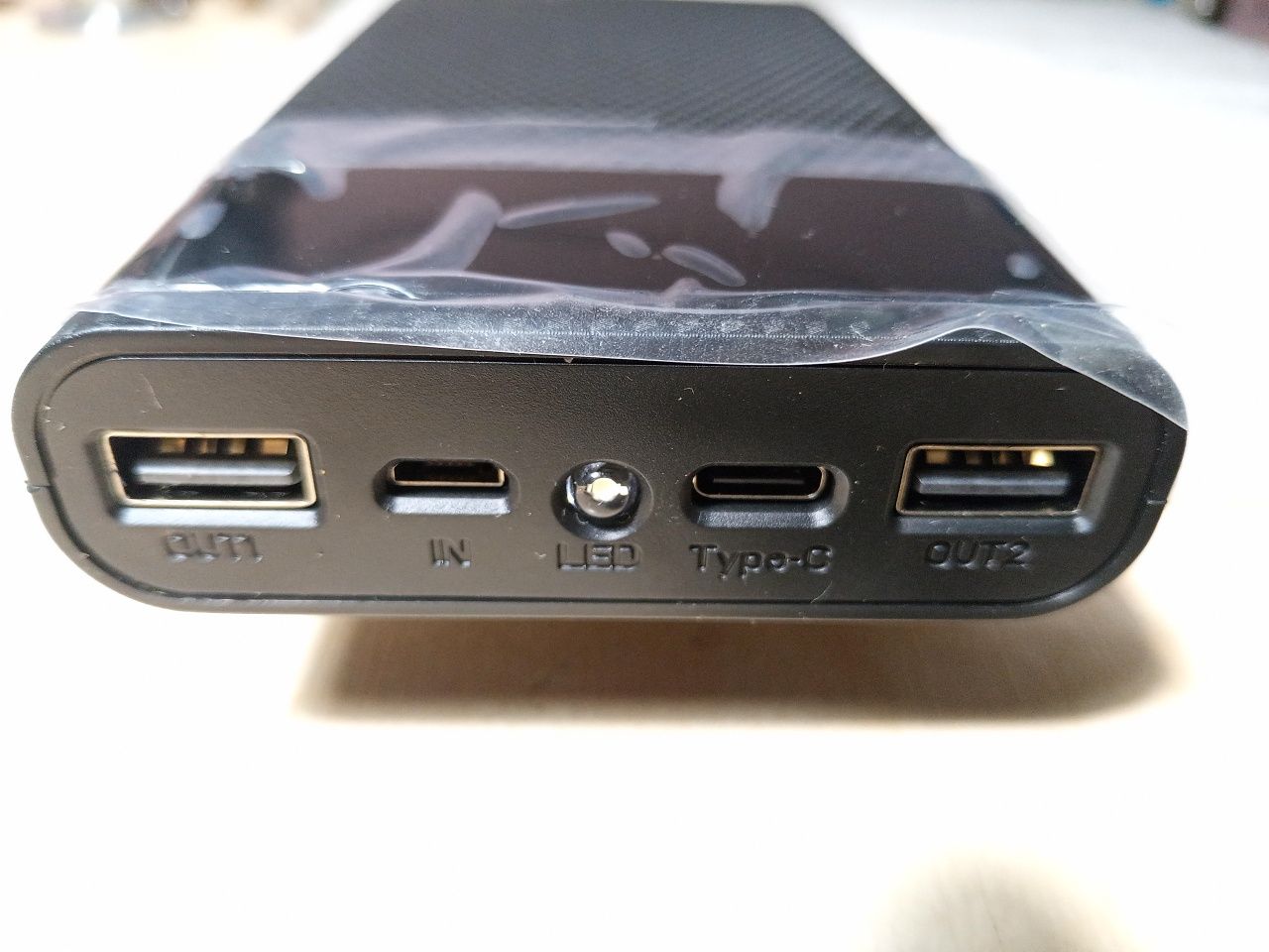 Power Bank Павербанк Display 2USB + Type-C Фонарь