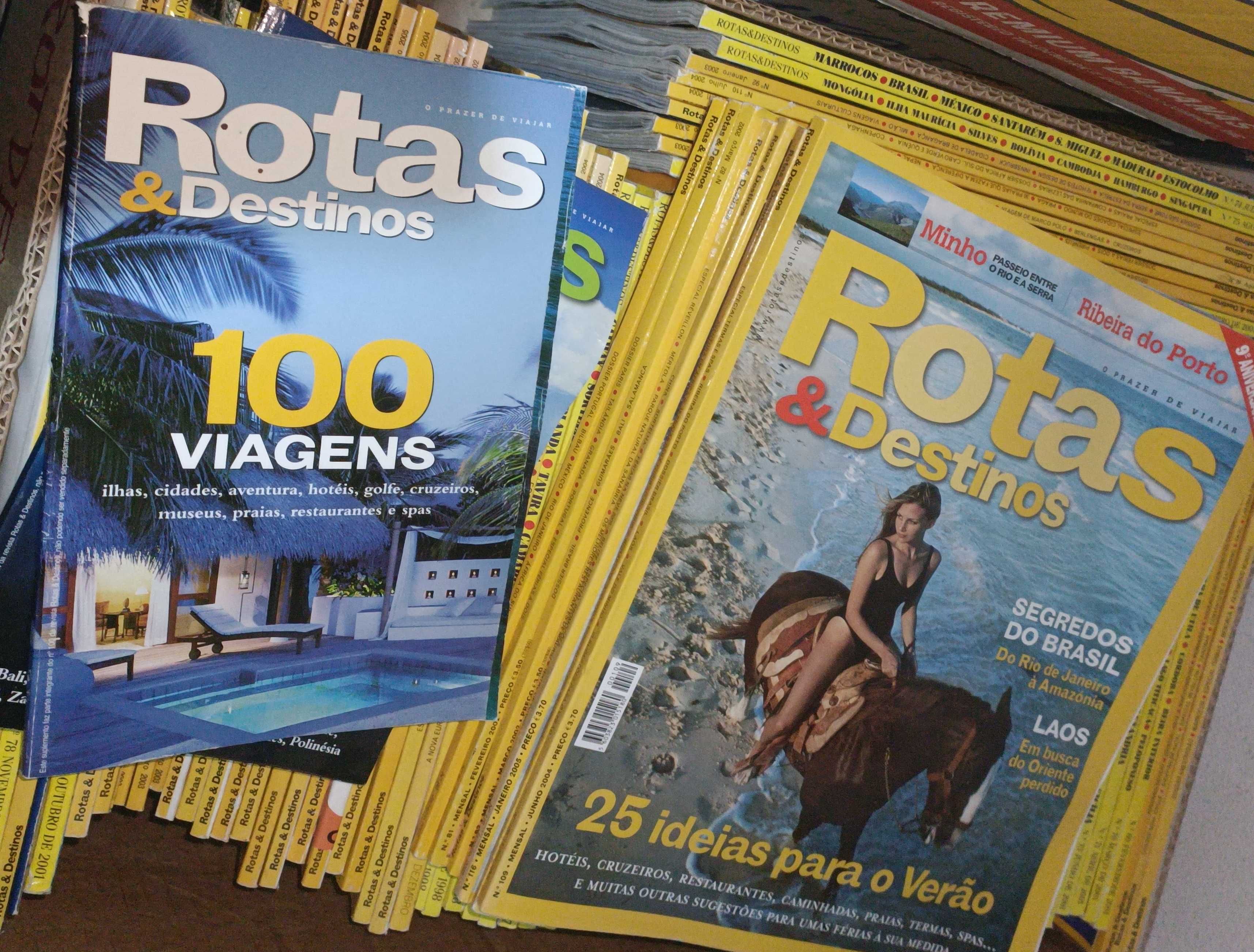 Rotas & Destinos, lote de 75 revistas