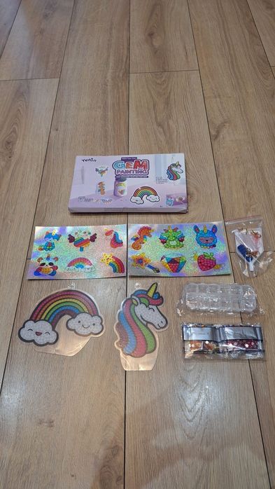 Wyklejanka diamentowa mozaika haft dla dzieci zestaw kreatywny prezent