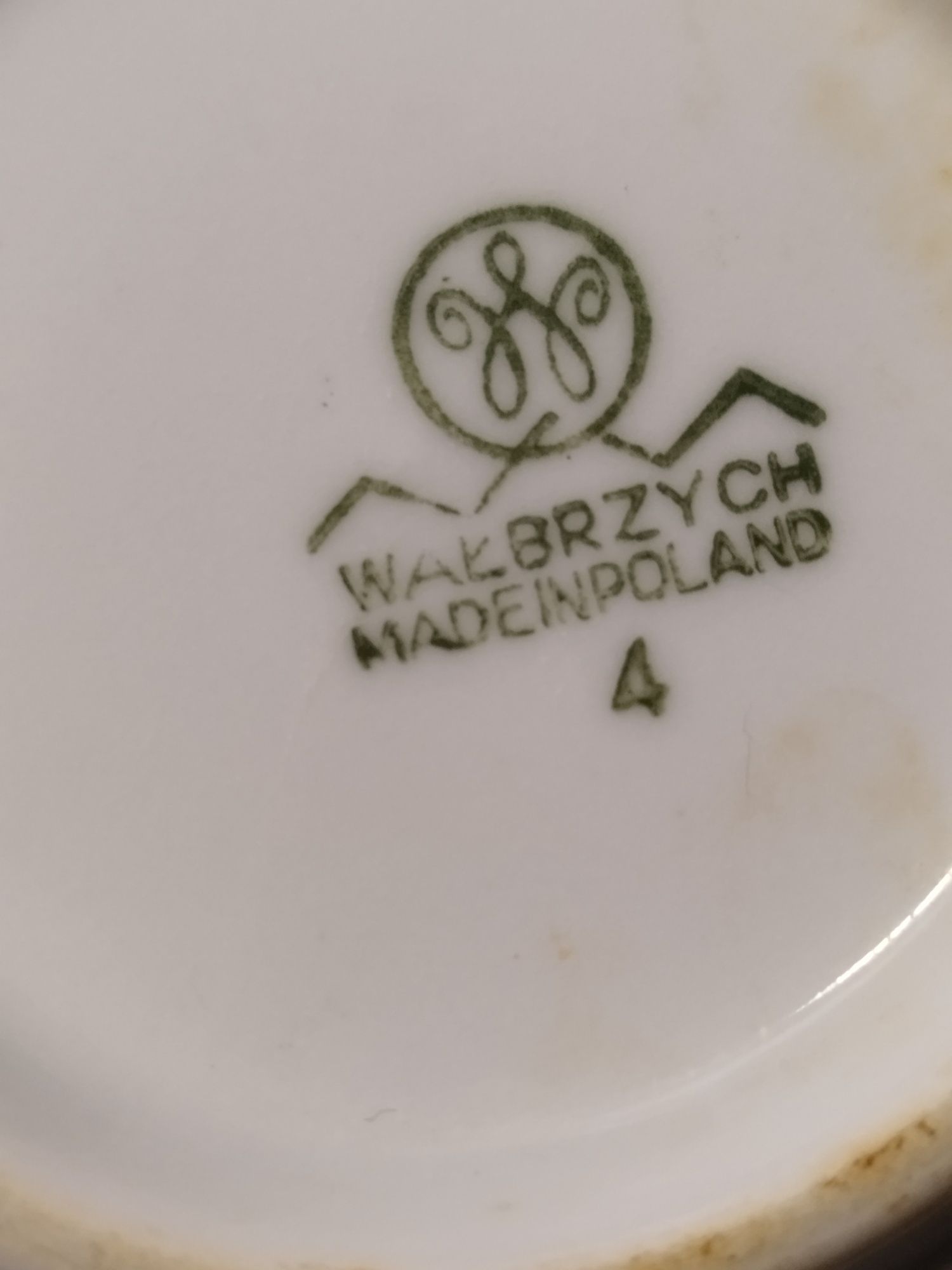 Stary duży talerz półmisek porcelana Wałbrzych