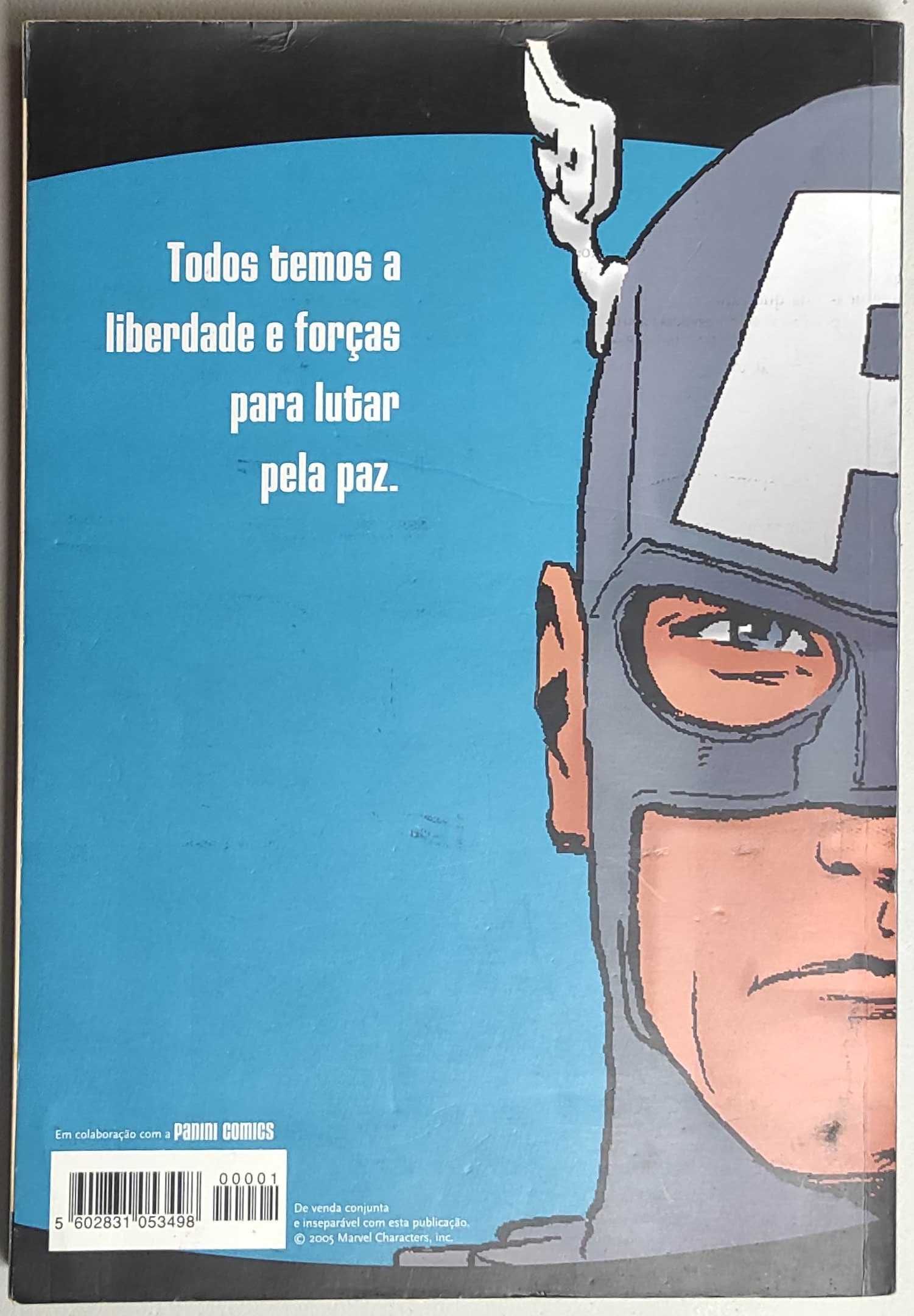 Livro - Capitão América - Pela liberdade e pela justiça - Série Ouro 1