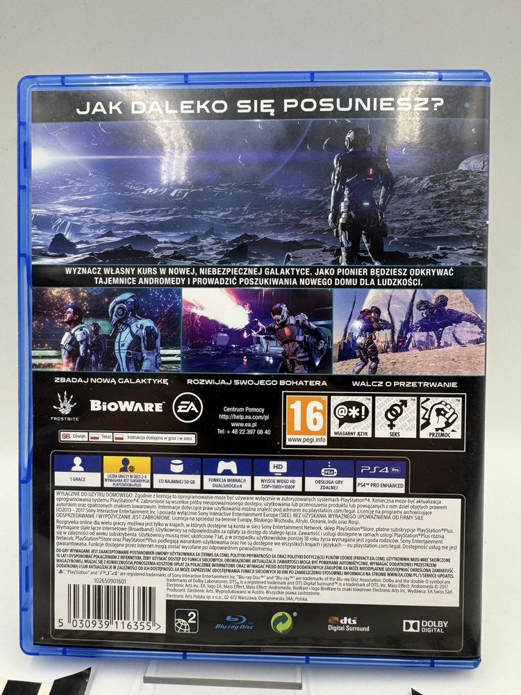 Mass Effect Andromeda Ps4 Gwarancja