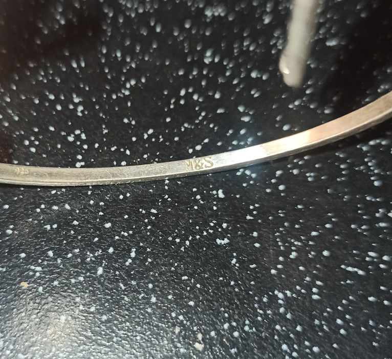 Серебряный браслет .