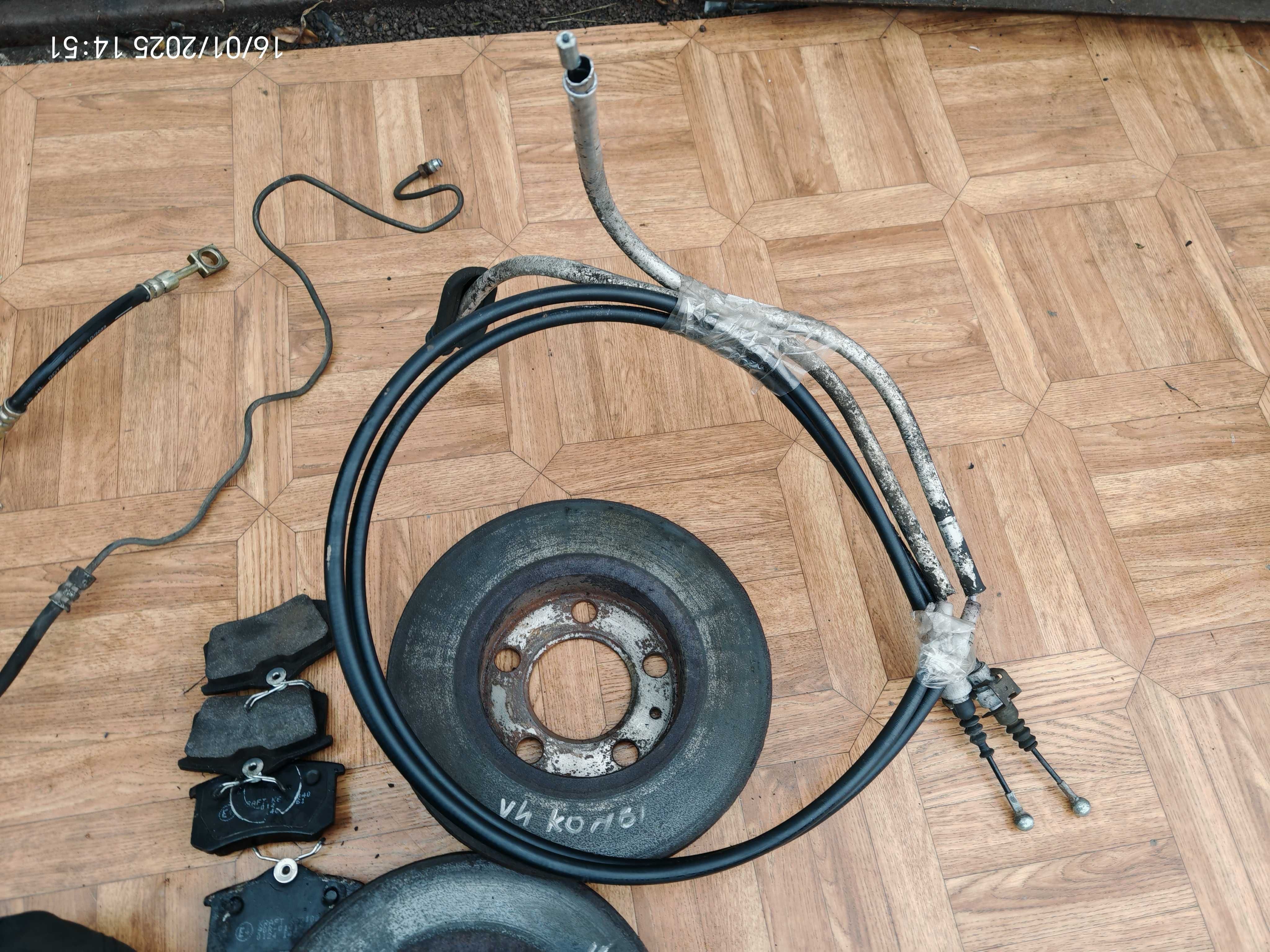 Volkswagen Golf IV Tarcze hamulcowe klocki przewody tył