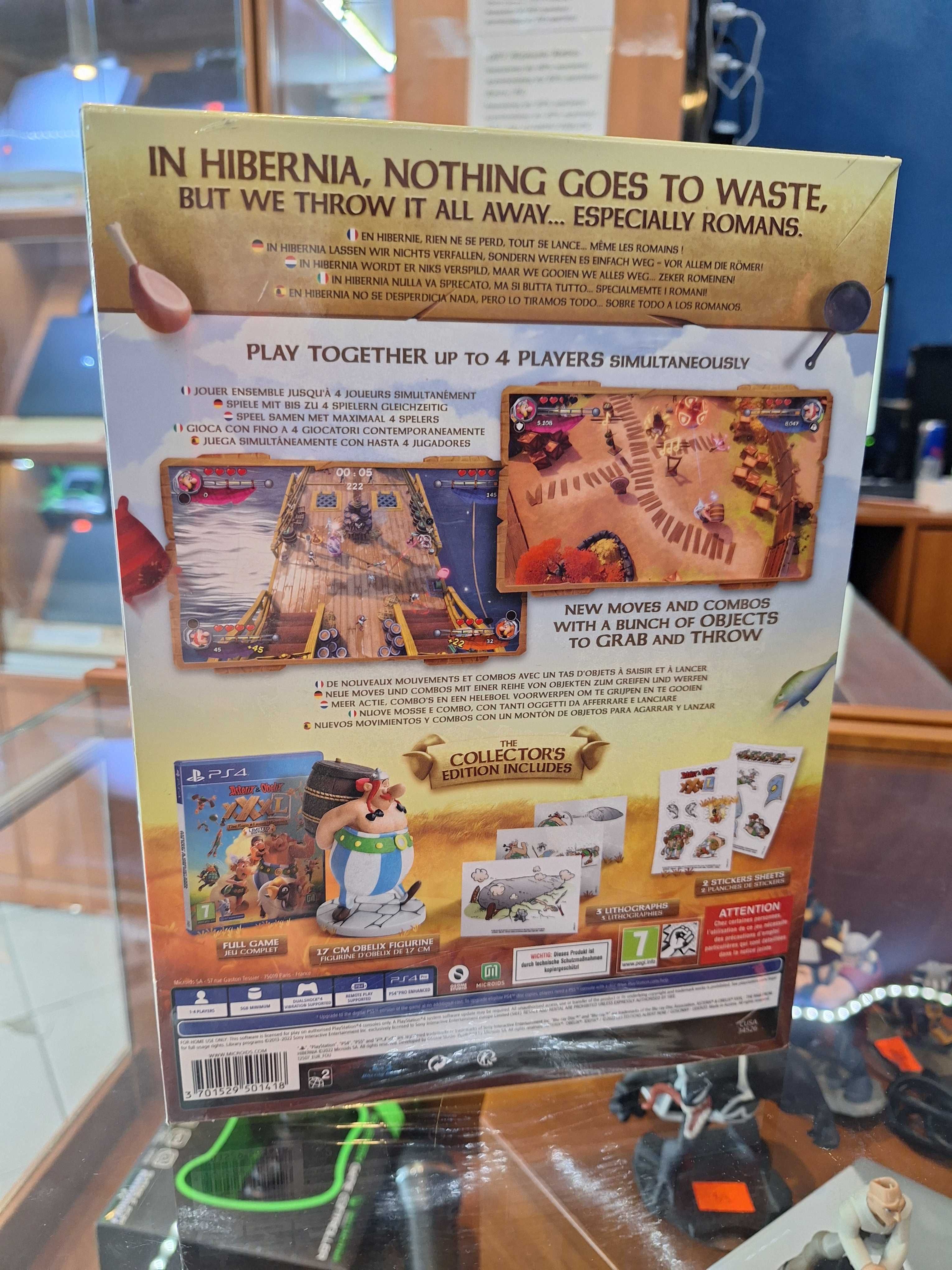 Asterix & Obelix XXL The Ram From Hibernia Collectors Edition Ps4,NOWY