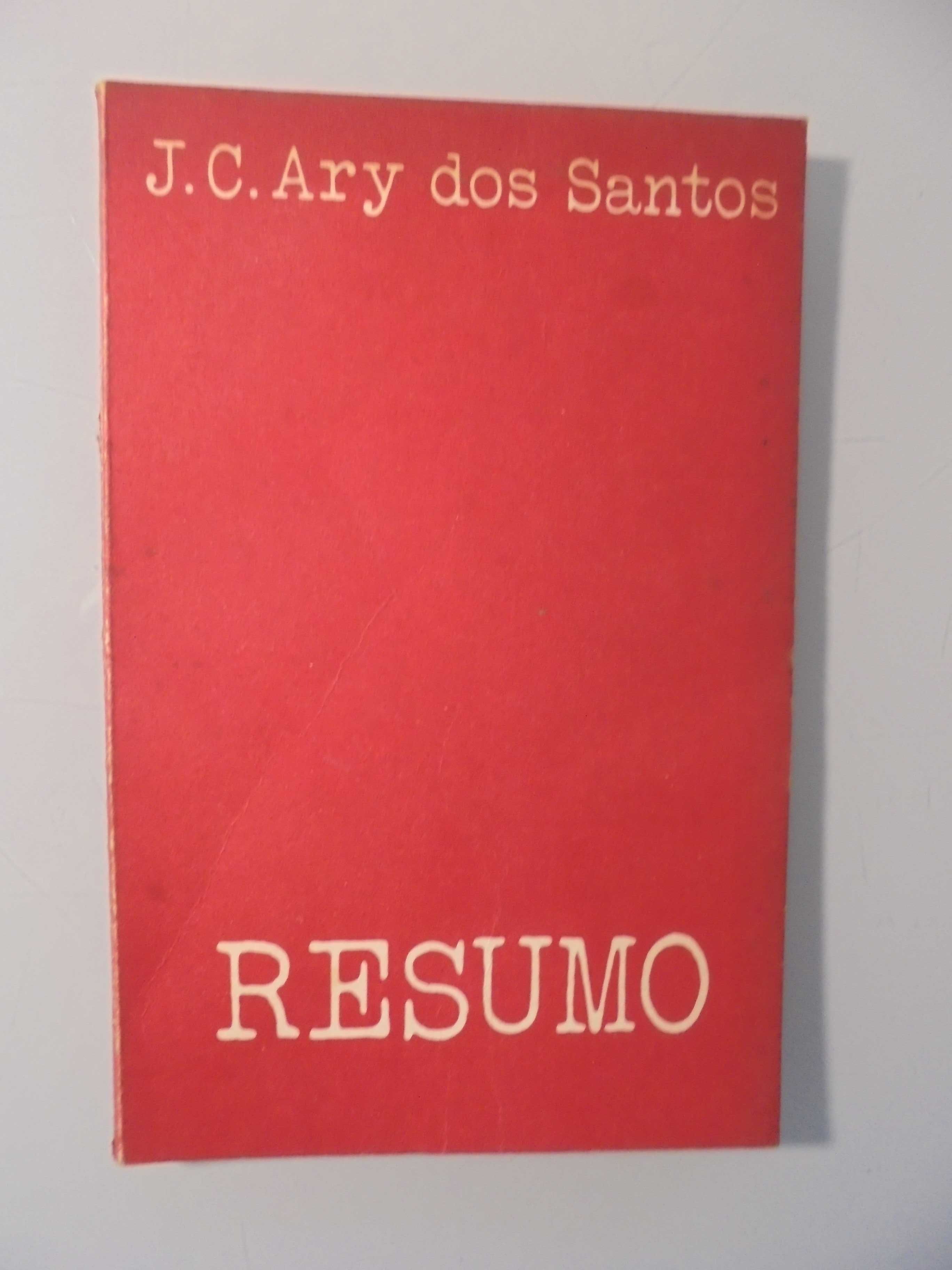 Santos (J.C.Ary dos);Resumo;Edição de Autor,1ª Edição,1972,