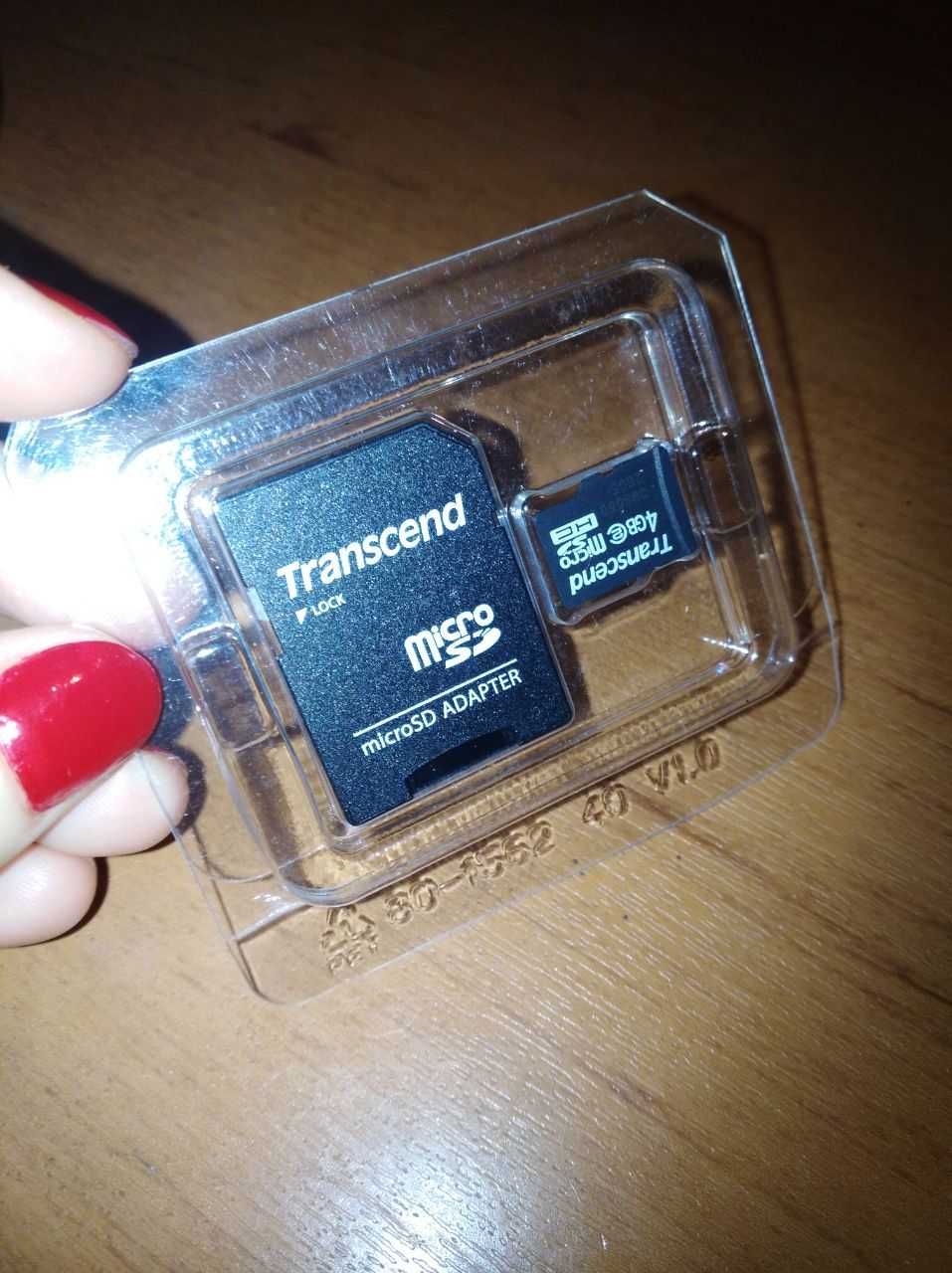 Transcend 4 GB microSD + SD adapter TS2GUSD230I