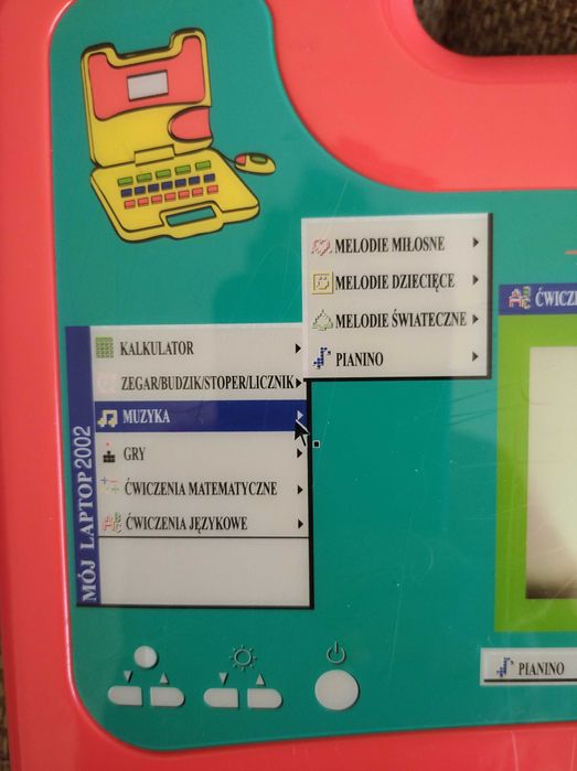 Mały laptop, zabawka edukacyjna +  Zabawka magnetyczna