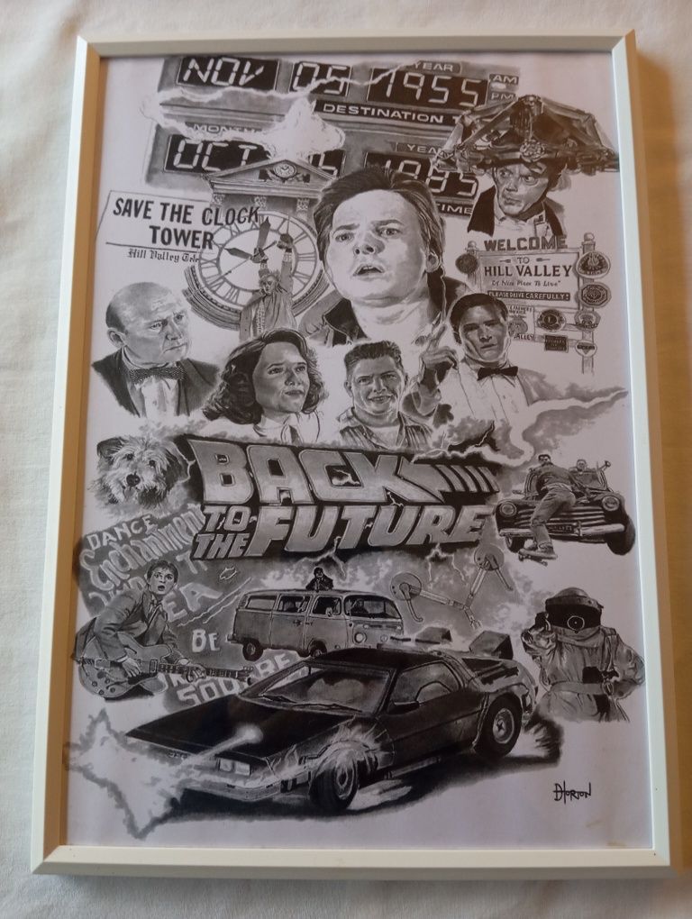 Moldura Filme Regresso ao Futuro (A4)