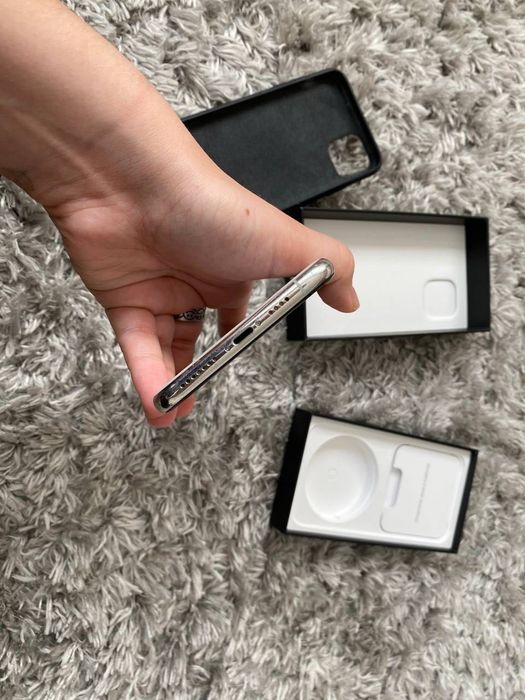 iPhone 11 Pro Max 256GB Silver – BDB Stan, Nowa Bateria 100% + Etui