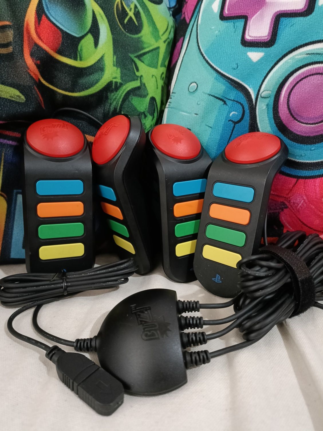 Comandos originais BUZZ PlayStation 2 e 3