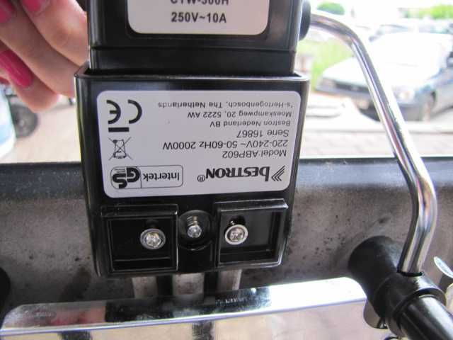 Bestron Elektryczny grill stołowy, płyta grillowa 2000W