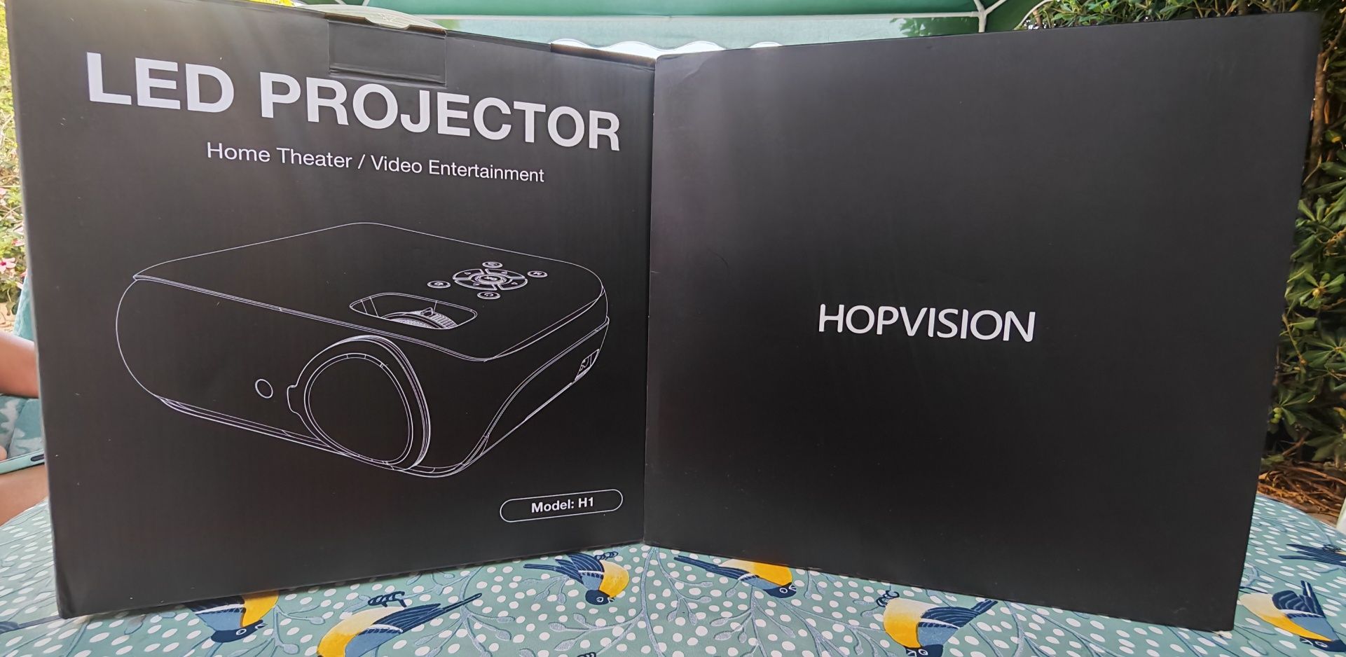 Mini projetor 4K, HAPPRUN 2025 Upgraded Projetor portátil 1080P