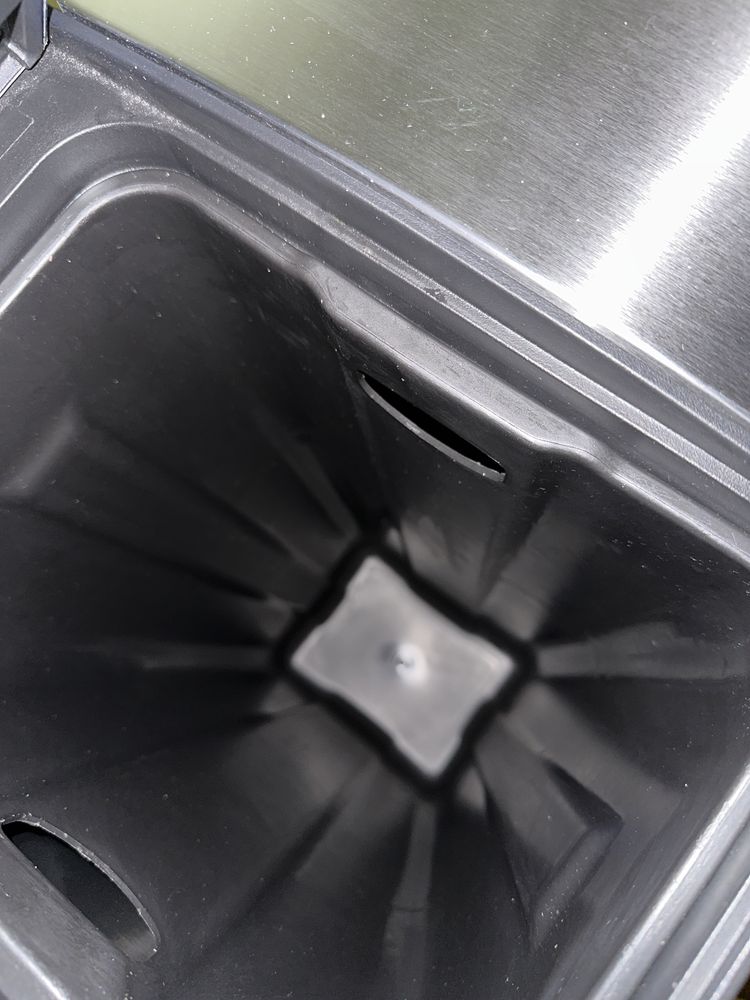 Kosz na śmieci dwie komory 2x 30l ze stali 60l  z pedałem pojemnik duo