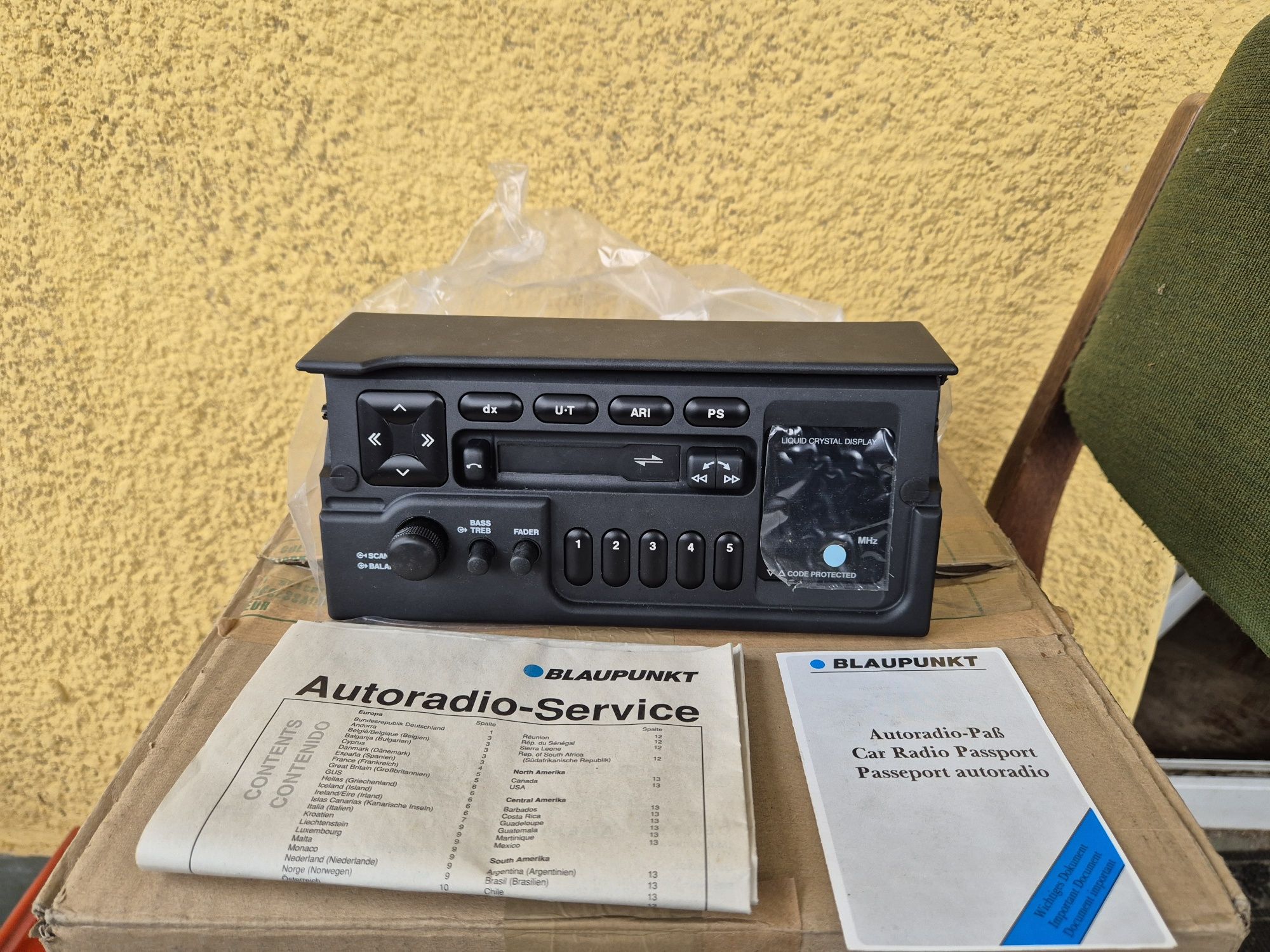 Fabrycznie NOWE Radio Citroen ZX  z roku 1991 !! Unikat !! Rarytas !!