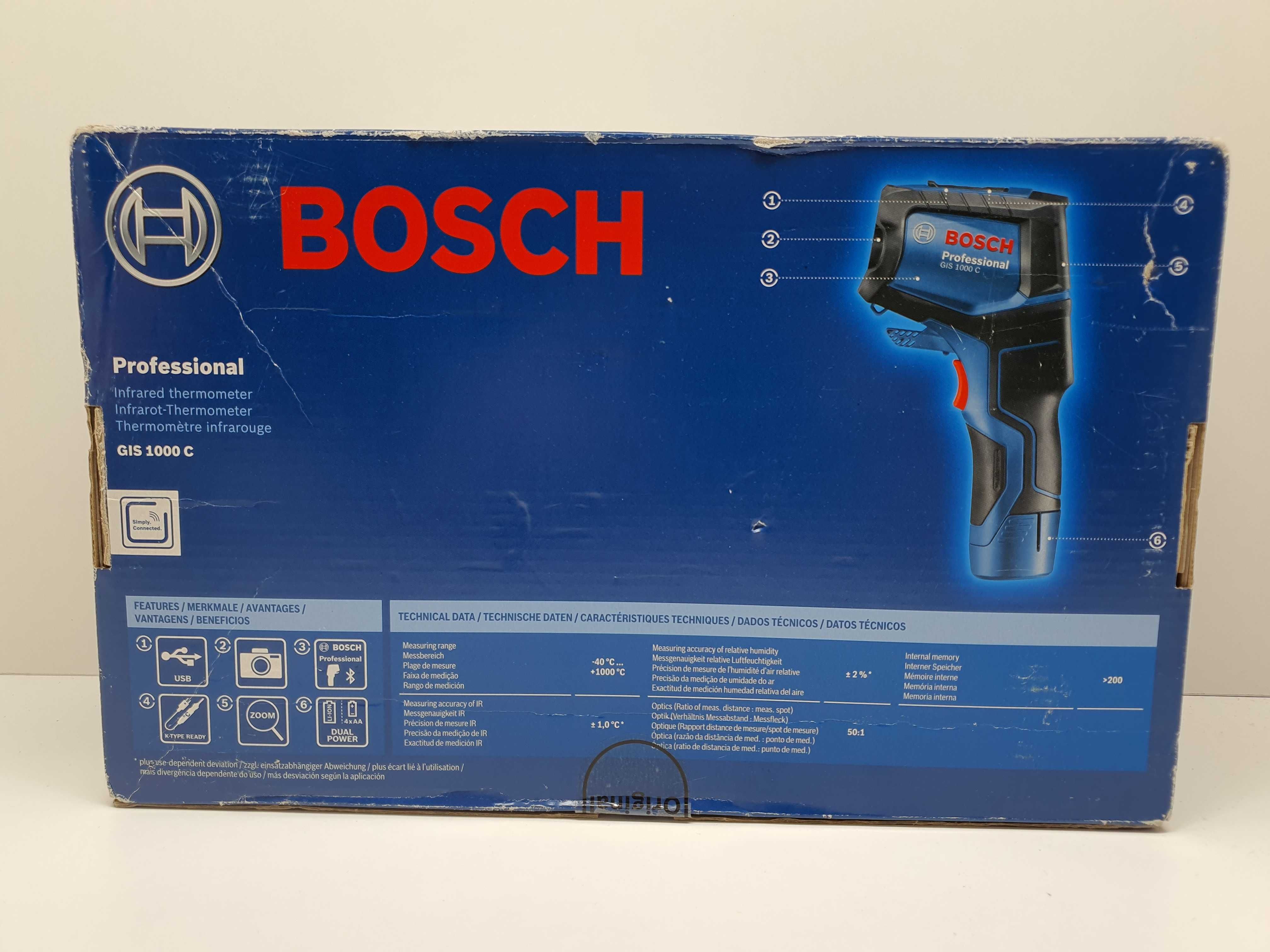 Bosch GIS 1000 C Termodetektor na podczerwień –40°C do 1000°C