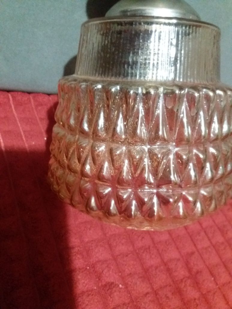 Lampa sufitowa pojedyńcza PRL