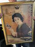 Quadro com imagem antiga chinesa