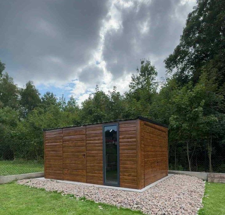 Garaż Blaszany 6x6 6x7 7x7 4x6 8x6 producent. Garaze na Wymiar.