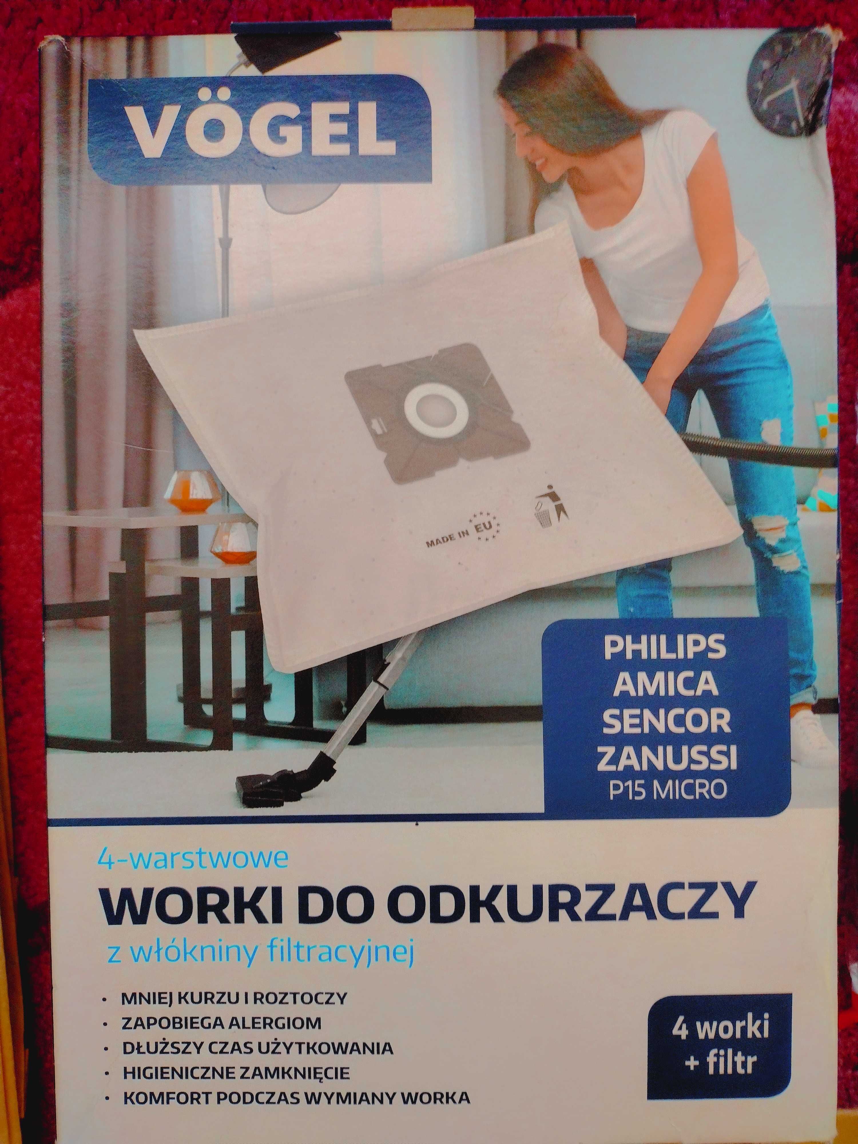 Worki do odkurzacza Vogel, Invest, AJS - 12sztuk