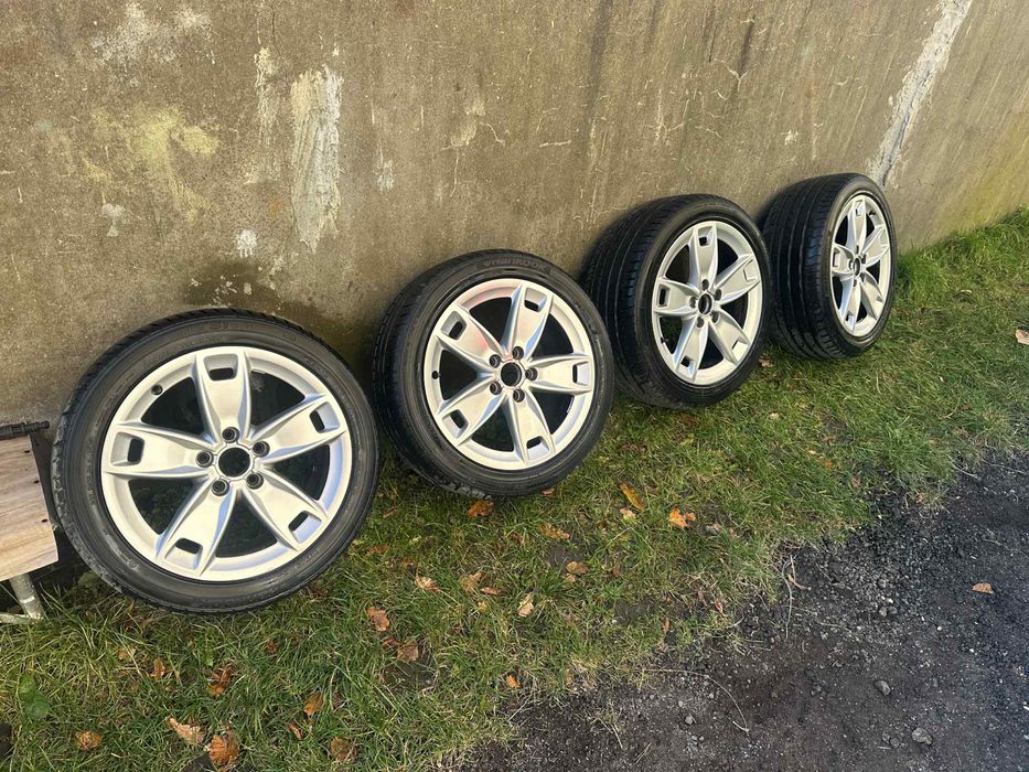 Koła 17 5x112 felgi srebrne