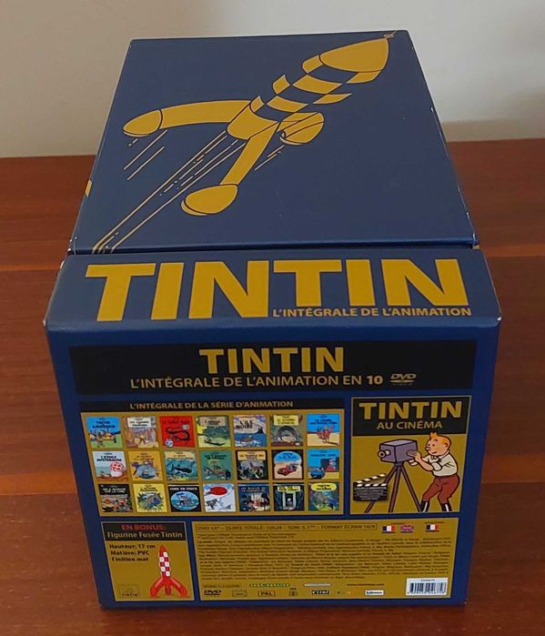 Colecção completa de DVD Tintin. Edição de coleccionador
