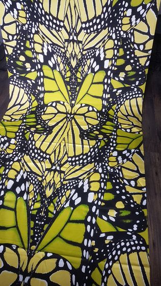 Tkanina bawełna motyle wzór print
