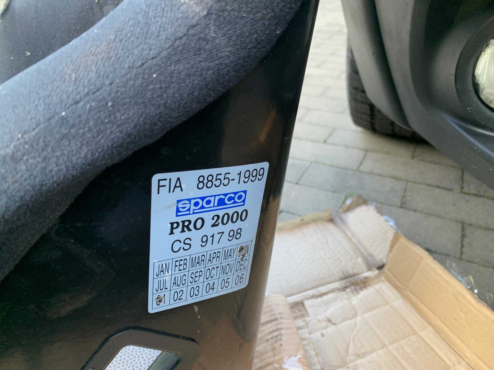 2X fotel kubełkowy SPARCO PRO2000 time atac kjs drift rajdy recaro omp