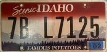Tablica Rejestracyjna USA - Idaho