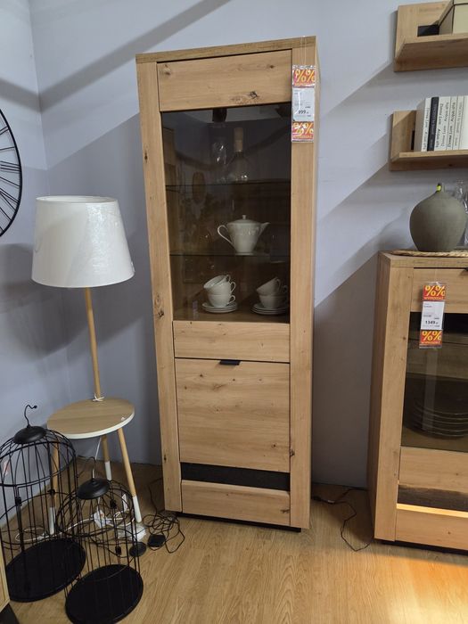 Komoda, witryna, 2x półka