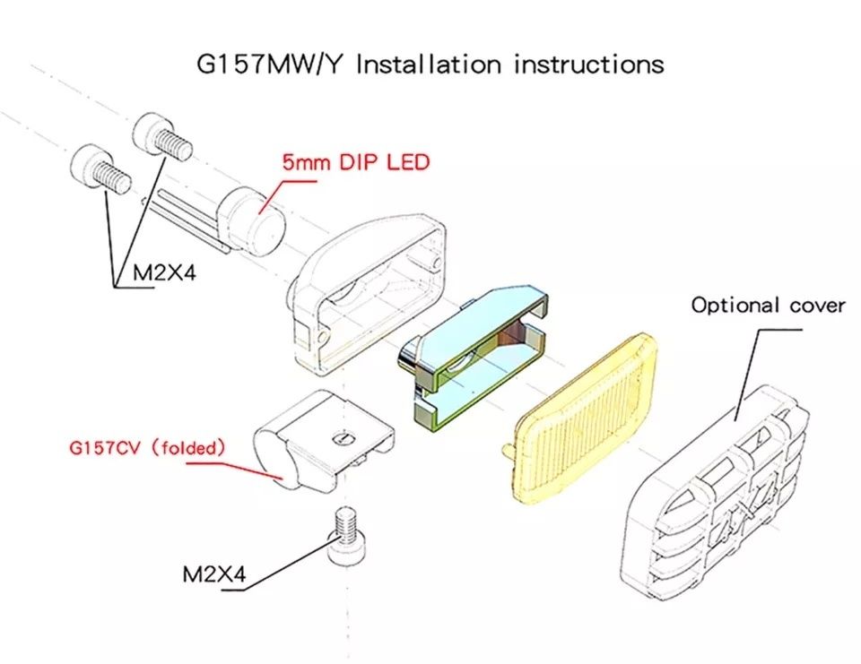 Halogeny reflektory LED z odbłyśnikami do modelu rc 1:10 SCX TRX REELY