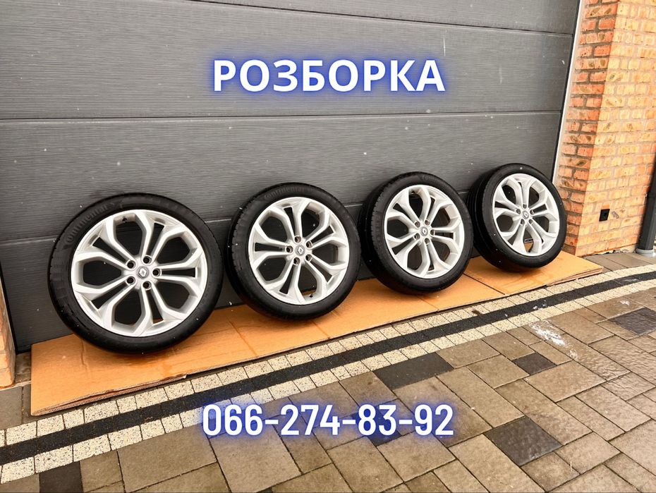 диски з розиною титани розборка сценік 4 R20 радіус Renault Scenic 4