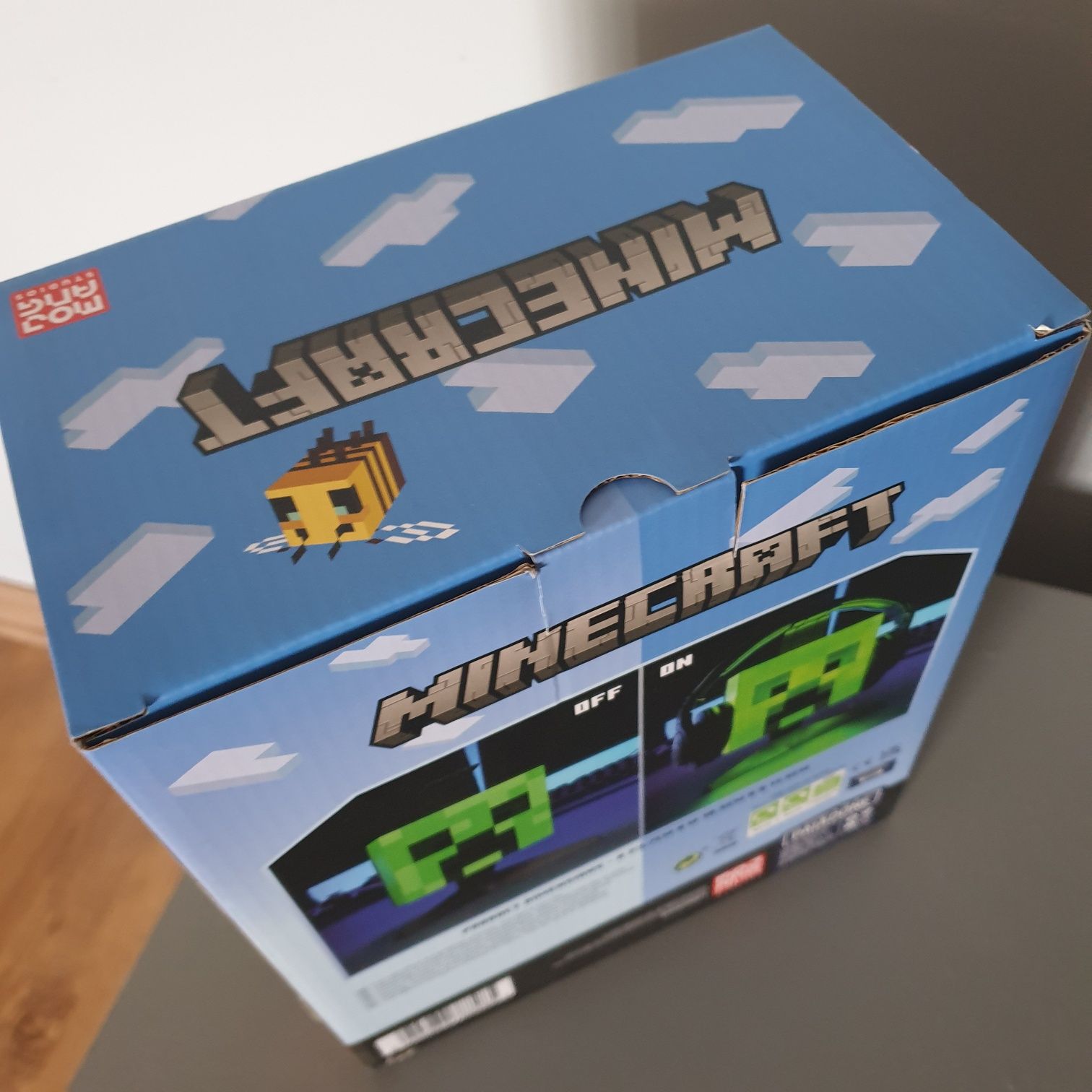 Lampka Minecraft Creeper Head Light Stojak na słuchawki Paladone