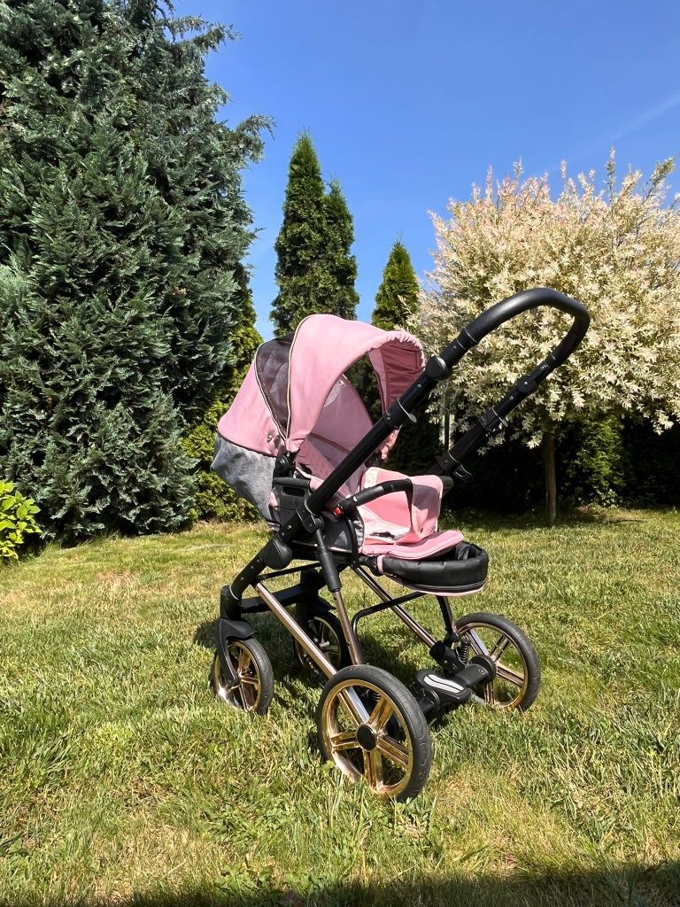 Wózek dziecięcy Adbor OXV-3D 3w1 • Elegancki zestaw + dodatki!