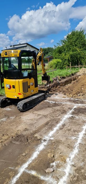 Koparki mini uslugi ziemne  i ogrodnicze wycinki karczowanie rębak