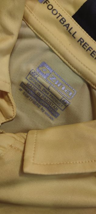 Koszulka sędziowska Zina żółta