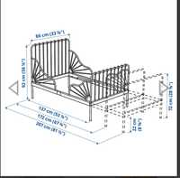 Дитяче ліжко з матрасом Ikea