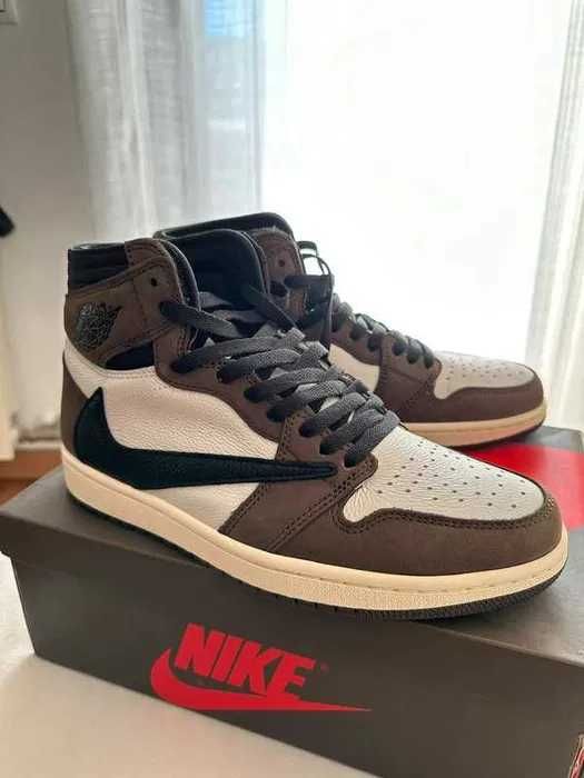 buty Espadryle Jordan_1 High_OG_SP_Travis_Scott_Olive  Espadryle r.44