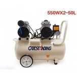 Compressor de Ar Silencioso Sem Óleo 50L