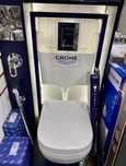 Grohe Немецкая инсталляция с перемычкой+кнопка+крепление (38772001)