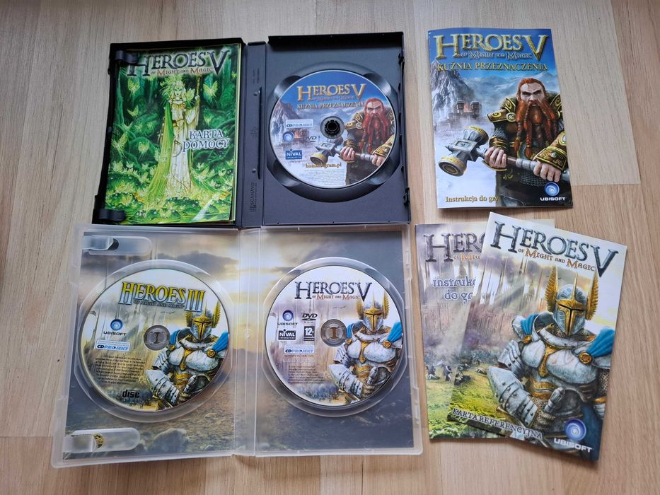 Heroes V 5 + Kuźnia Przeznaczenia + Heroes 3 Silver Edition PL PC