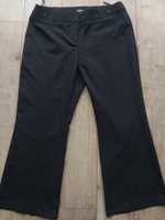 Czarne szerokie spodnie materiałowe Mistify rozm XL/XXL