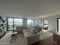 Apartamento T3 Mobilado E Equipado Vistas Rio E Mar