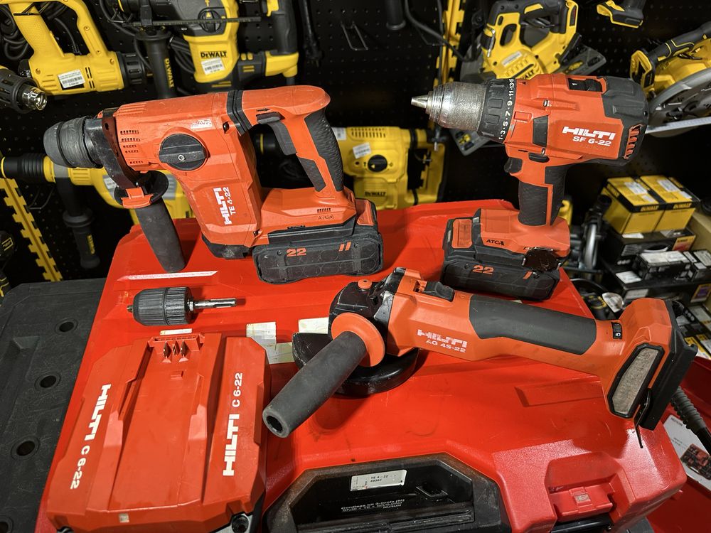 KIT Набір Hilti TE 4 22  Hilti SF 6 22  Hilti AG 4s 22 Nuron