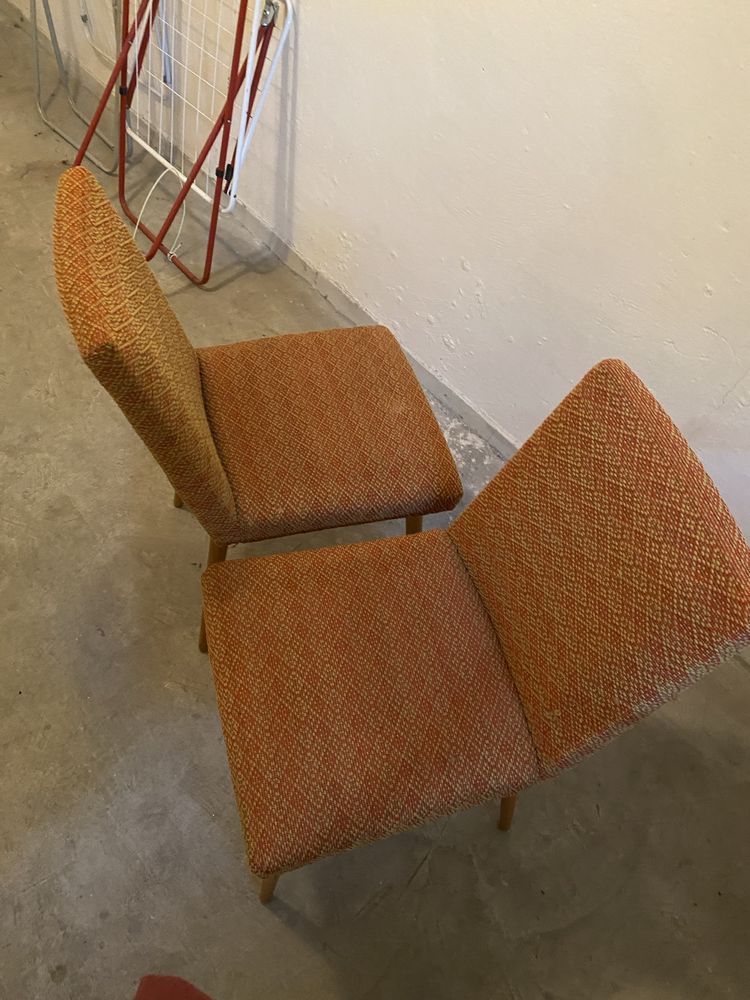 Krzesło krzesła patyczak prl vintage retro